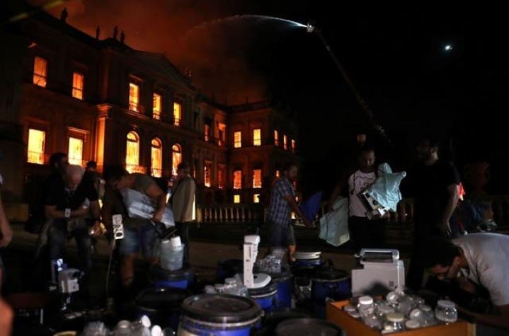 [FOTOS] El valioso patrimonio perdido en el incendio del Museo Nacional de Río en Brasil