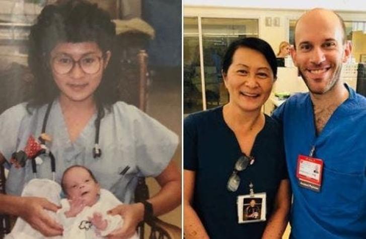 Una enfermera descubre que su compañero de trabajo es el bebé al que le salvó la vida hace 28 años