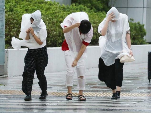 [FOTOS] Tifón Jebi provoca los primeros estragos en Japón