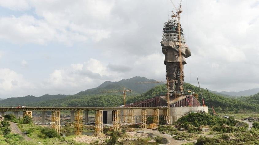 [FOTOS] Así luce la estatua más alta del mundo que está construyendo India