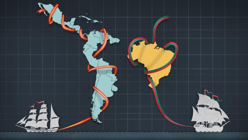 Por qué la América española se dividió en muchos países mientras que Brasil quedó en un solo país