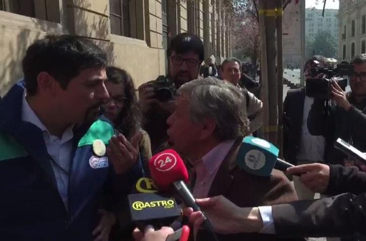 [VIDEO] El tenso encuentro de Luis Plaza con el nuevo alcalde de Cerro Navia en la Contraloría