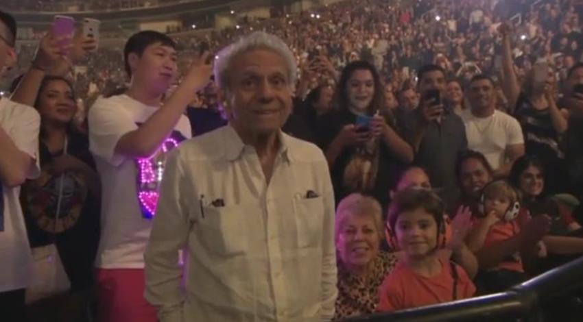 [VIDEO] La sorpresa de Shakira a su padre en pleno concierto