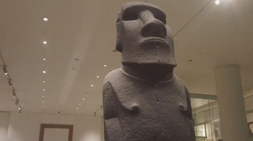 [VIDEO] Comunidad pascuense ofrece intercambio a museo de Londres para recuperar moái