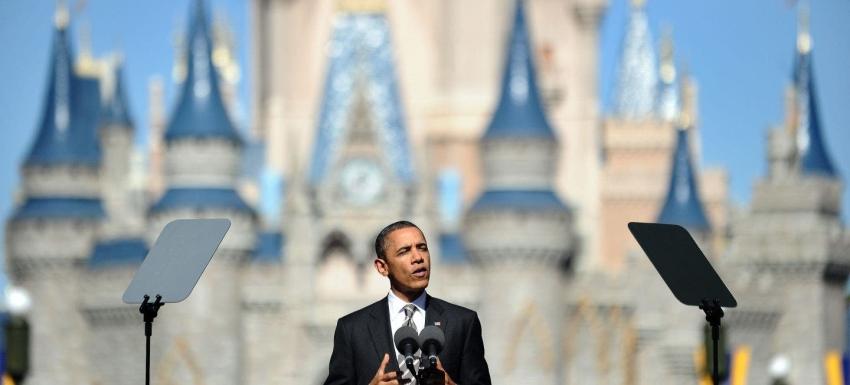 [VIDEO] Obama relata el día en que fue expulsado de Disneyland
