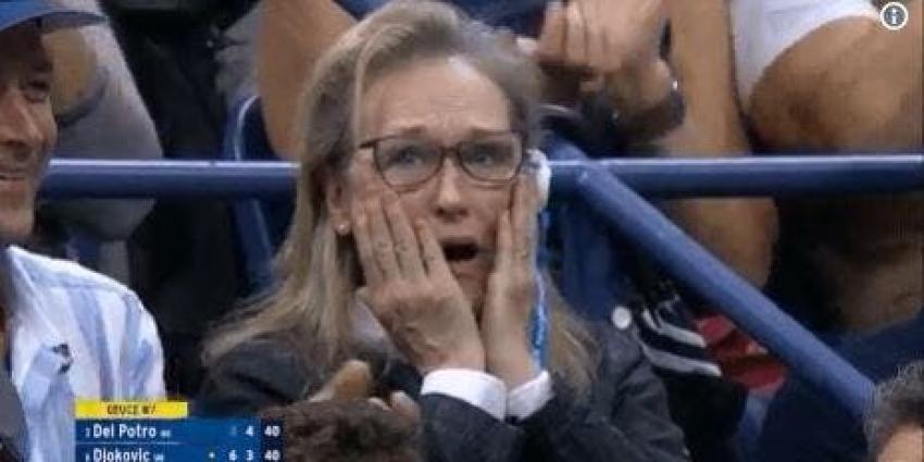 ¿Un nuevo Oscar? Las reacciones de Meryl Streep en la final del US Open se vuelven viral