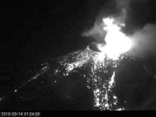 Sernageomin: Complejo Volcánico Nevados de Chillán registra nuevo "pulso eruptivo"