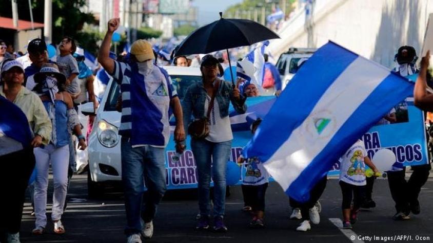Marcha por la libertad de los manifestantes presos en Nicaragua