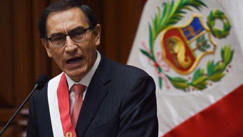 Perú: el "ultimátum" del presidente Vizcarra al Congreso