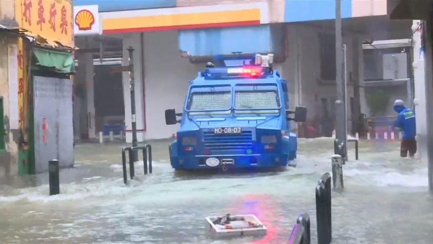 [VIDEO] Tifón Mangkhut arrasa con todo a su paso