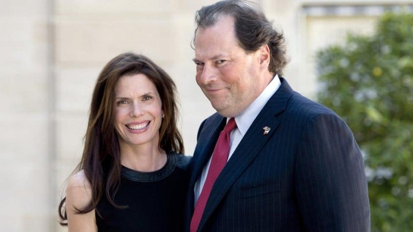Quiénes son Marc y Lynne Benioff, la pareja de millonarios que compró la revista Time