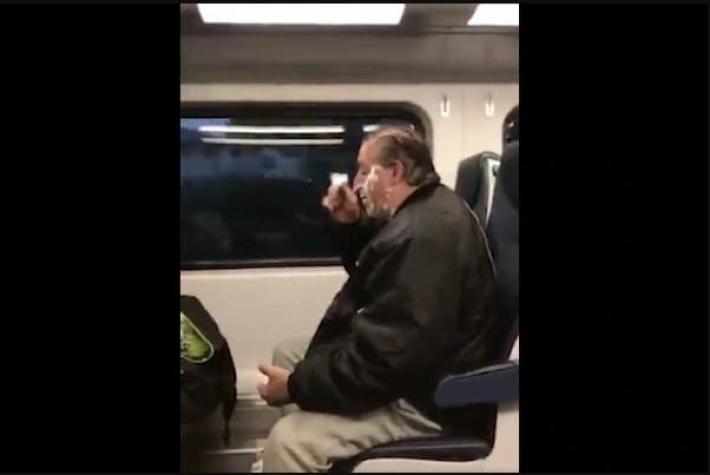 La conmovedora historia detrás del hombre que se hizo viral por afeitarse en el tren