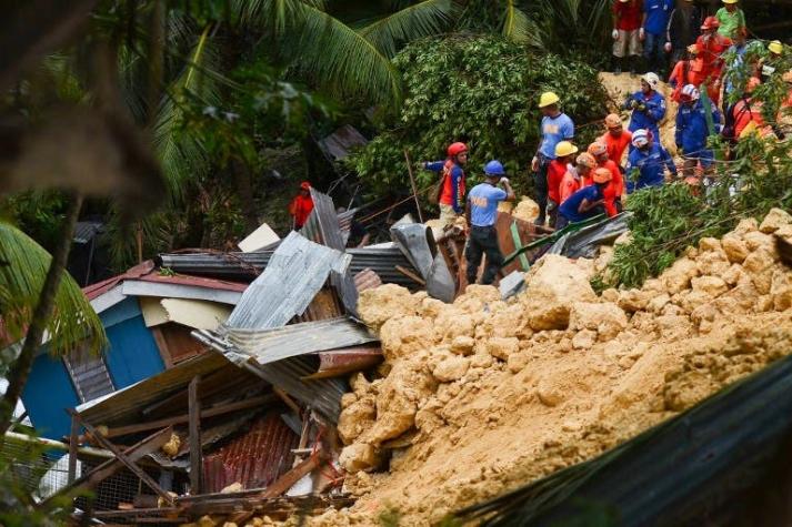 Filipinas: Al menos tres muertos deja alud causado por fuertes lluvias