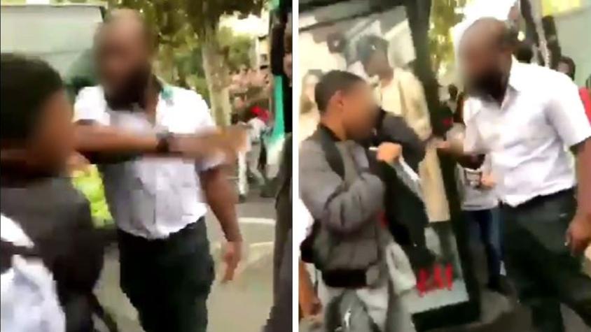 La bofetada de un chofer de autobús a un adolescente que causa polémica en Francia