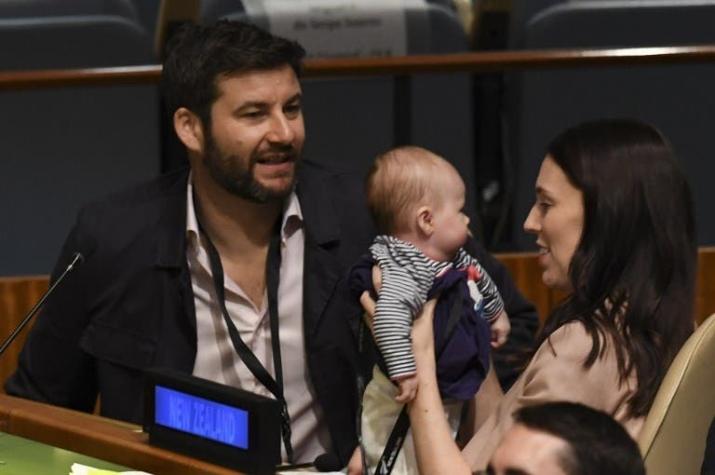 [FOTOS] La primera ministra de Nueva Zelanda lleva a su bebé a la Asamblea General de ONU