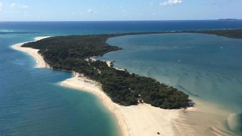 Inskip Point, la playa en Australia que se hunde repentinamente a pedazos y podría desaparecer