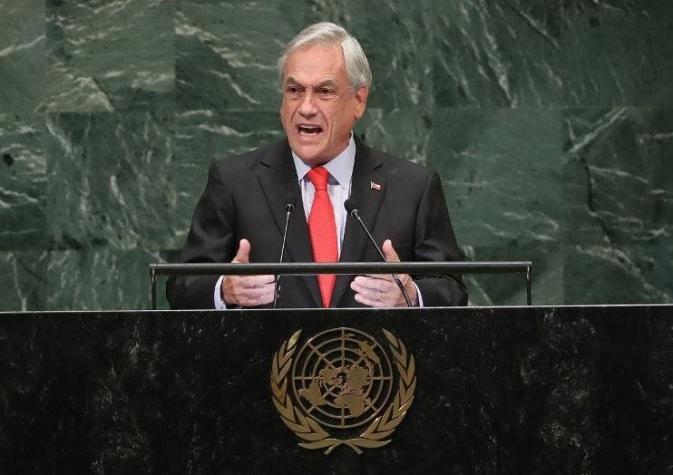 [VIDEO] Piñera arremete contra Maduro en Asamblea de la ONU y lo trata de "insensible"