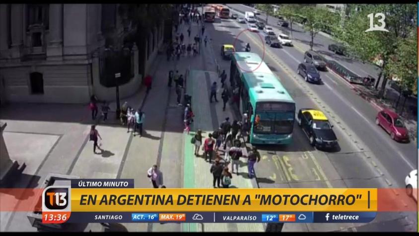 Encuentran en Argentina a "motochorro" involucrado en muerte de carabinero chileno
