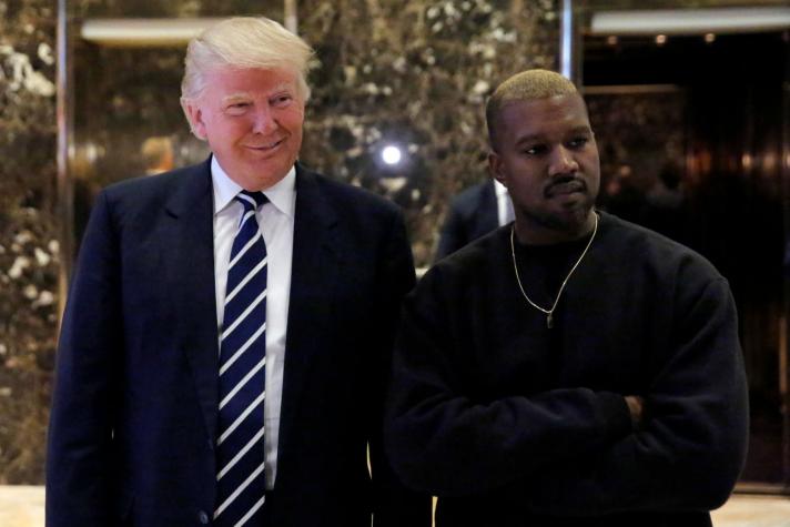 Kanye West publicó fotografía en apoyo a Trump y despertó las críticas de Lana del Rey y Chris Evans