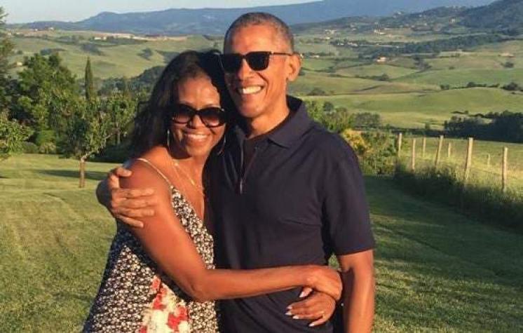 Los románticos mensajes que Barack y Michelle Obama se enviaron por su aniversario de matrimonio