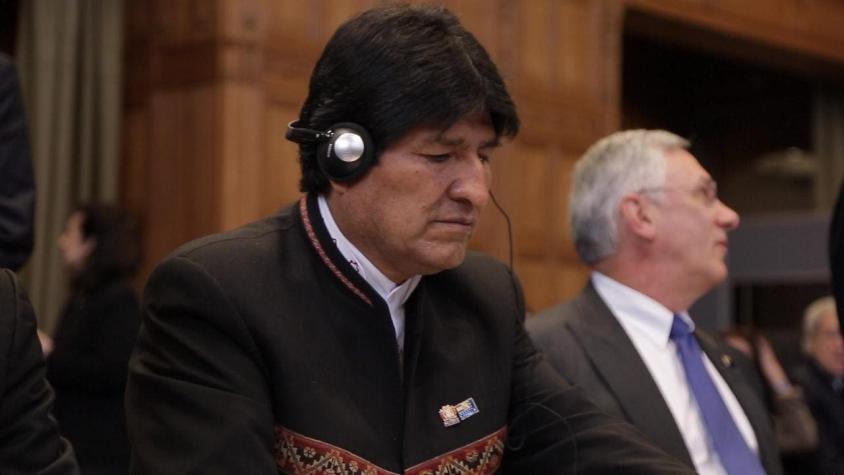 [FOTOS] Las caras de Evo Morales durante la lectura del fallo que rechazó la demanda de Bolivia