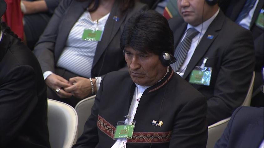 [VIDEO] Los rostros de Evo Morales en La Haya