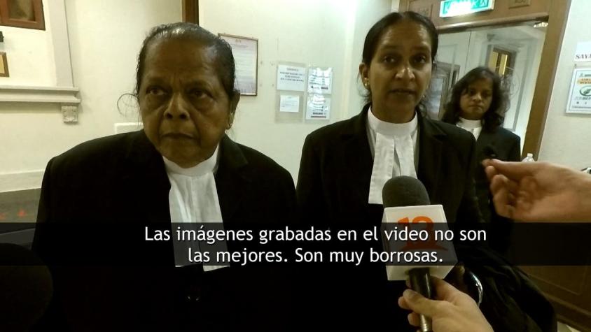 [VIDEO] Grabación es prueba clave en juicio a chilenos en Malasia