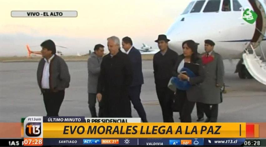 [VIDEO] Así fue la llegada de Evo Morales a Bolivia tras fallo en La Haya