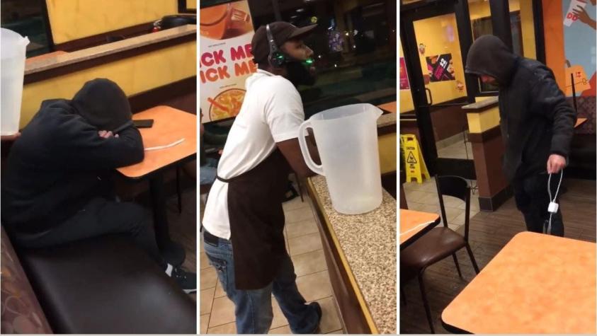 Dunkin' Donuts despide a empleado que lanzó un jarro de agua a joven sin hogar en Estados Unidos