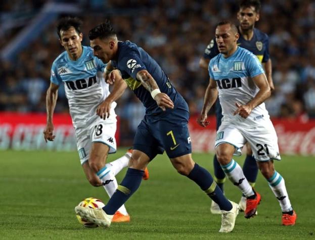 Díaz, Mena y Arias fueron titulares en empate de Racing con Boca Juniors en Argentina