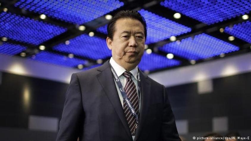 China acusa al expresidente de Interpol de haber recibido sobornos