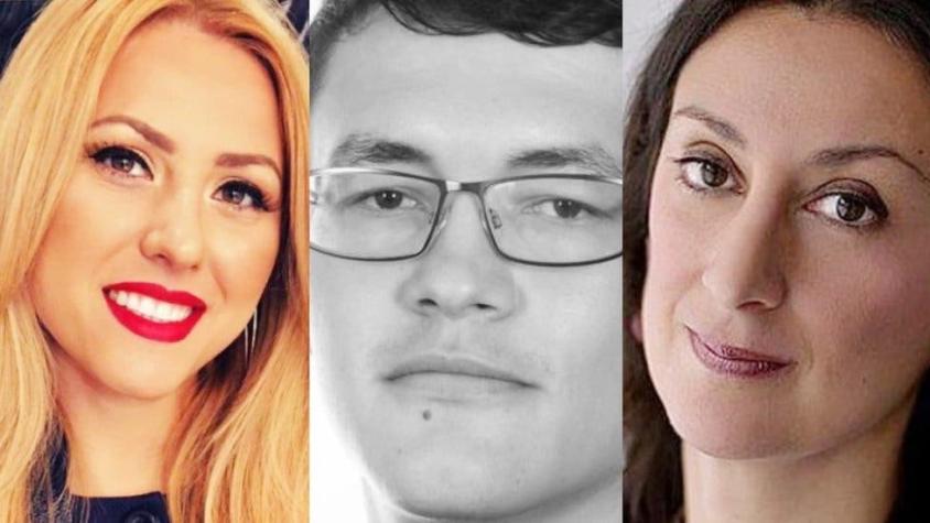 ¿Qué investigaban los 3 periodistas asesinados en la Unión Europea en el último año?