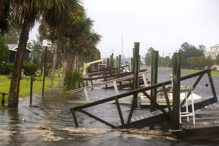 [FOTOS Y VIDEOS] Las primeras imágenes del paso del potente huracán Michael en las costas de Florida