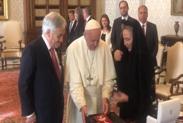 [VIDEO] Papa aborda crisis de Iglesia con Sebastián Piñera