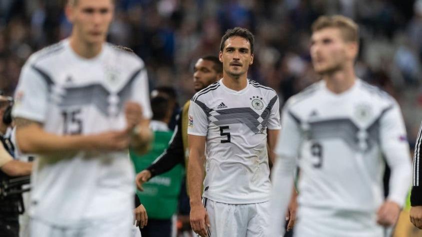 Cómo pasó Alemania de ser admirada por su fútbol a estar a un paso del descenso en Europa