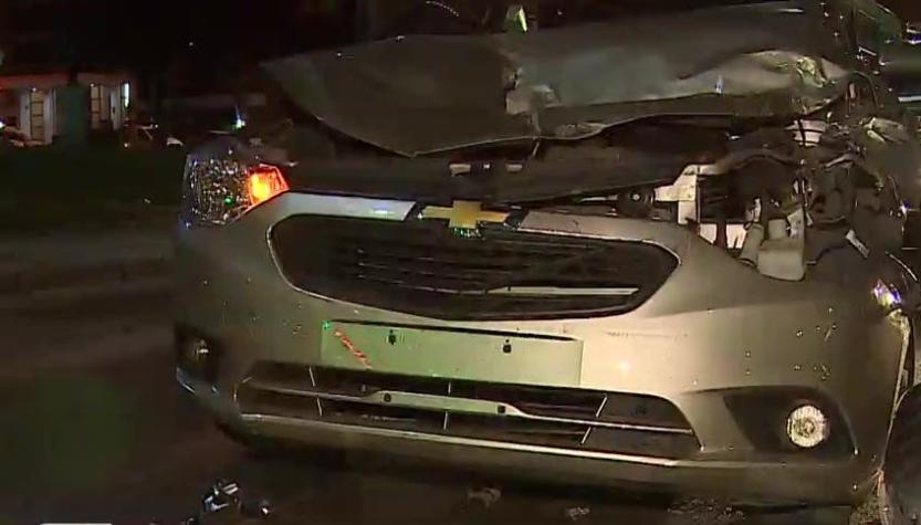 [VIDEO] Carabinero es atropellado por conductor que evadió control policial tras colisión