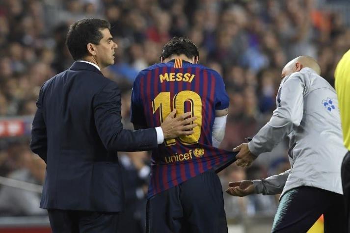 Lionel Messi es descartado para el clásico con el Real Madrid por una fractura
