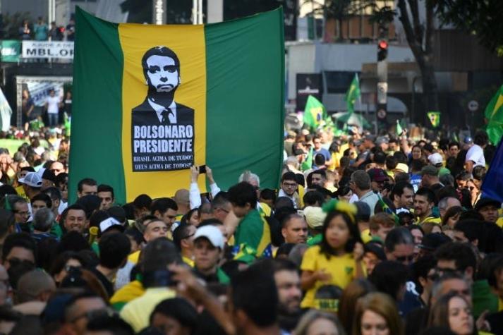 Brasil: Multitudinarias marchas a favor de Bolsonaro a una semana de segunda vuelta presidencial