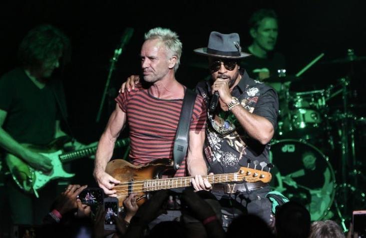 Shaggy fue el desparpajo que le faltaba a Sting en su debut en Chile como dúo