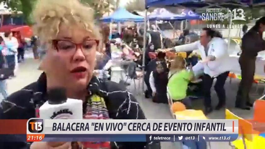 [VIDEO] Balacera "en vivo" cerca de evento infantil en Bajos de Mena