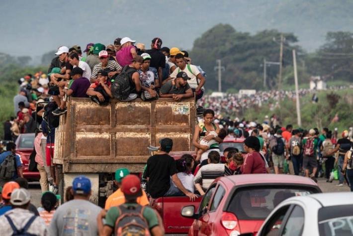 Caravana migrante se dirige a Ciudad de México en su sueño de llegar a Estados Unidos