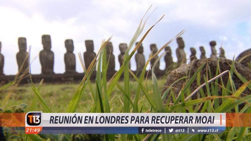 [VIDEO] Reunión en Londres para recuperar moai