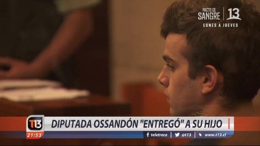 [VIDEO] Diputada Ossandón "entregó" a su hijo tras incidente en una fiesta