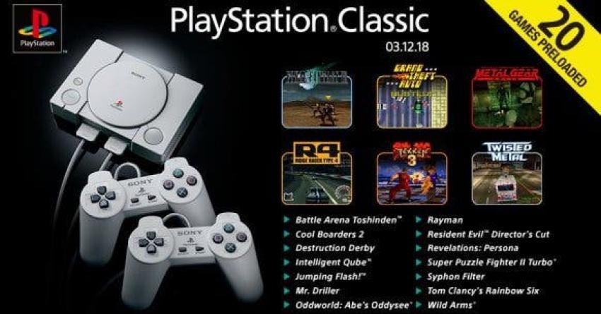 [VIDEO] Sony revela los juegos y precio que tendrá la PlayStation Classic