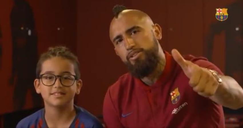 [VIDEO] Arturo Vidal y su hijo escogen a sus cuatro "leyendas del fútbol"