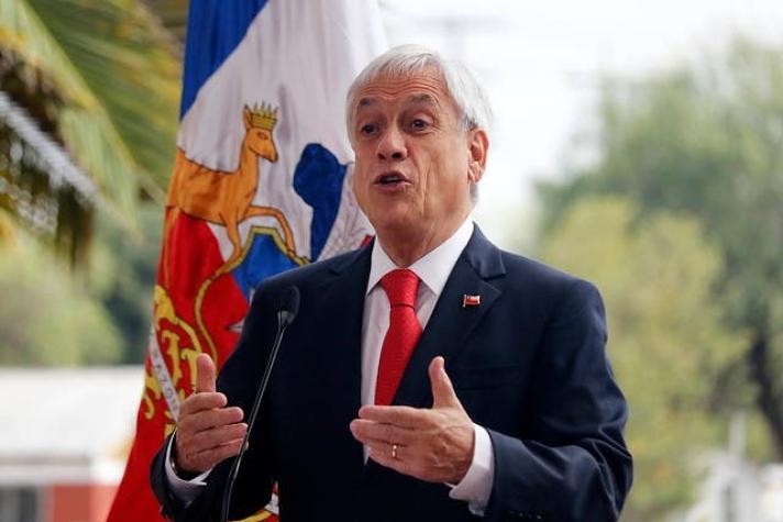 [VIDEO] Piñera llama a aprobar Aula Segura tras ataque a oficina de rector del INBA