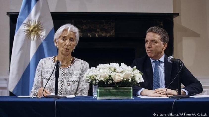 Argentina recibe 5,6 millones de dólares del acuerdo con el FMI
