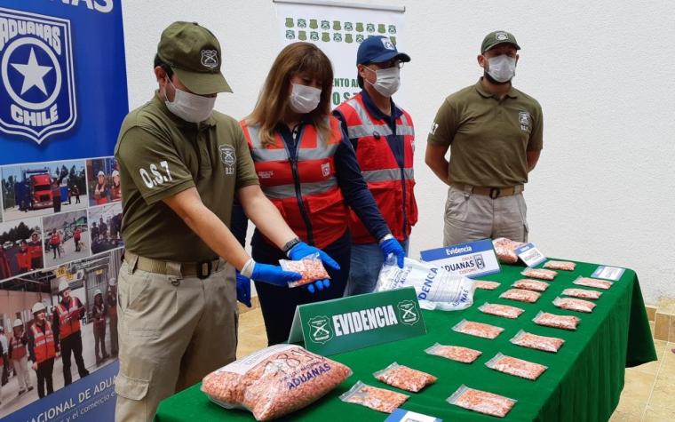 Realizan el mayor decomiso de drogas sintéticas en el norte de Chile