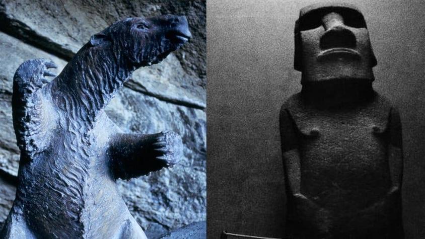 La respuesta de los museos británicos a los que Chile les pide le devuelvan un milodón y un moai