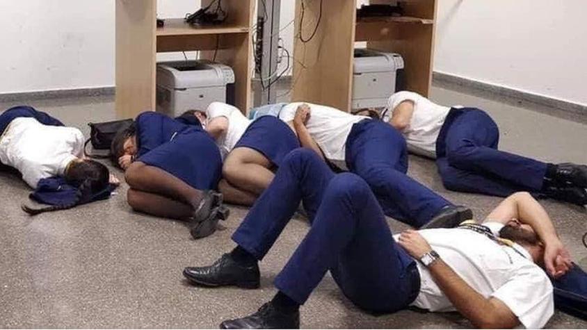 La foto por la que 6 tripulantes de Ryanair fueron despedidos